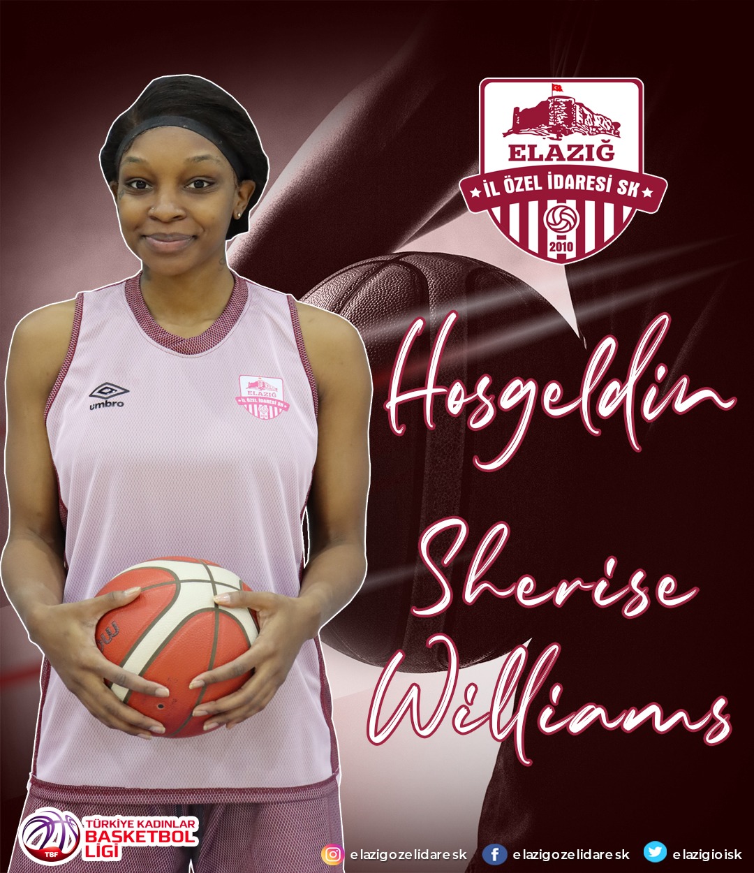 Elazığ İl Özel İdare’de Amerikalı Oyuncu Williams’ı Kadrosuna Kattı