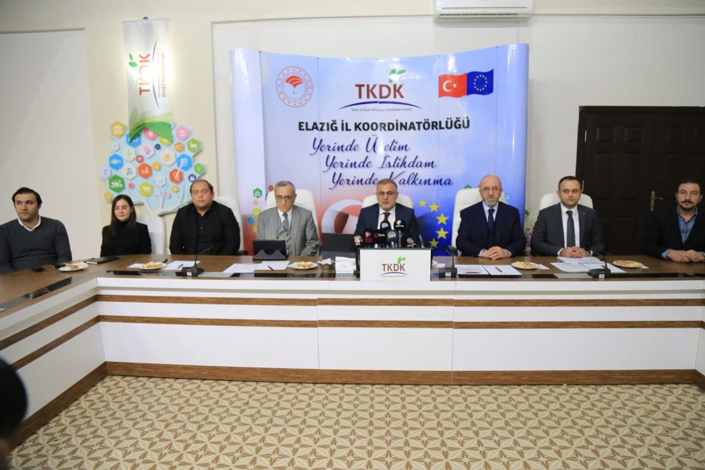 TKDK Elazığ İl Koordinatörlüğü tarafından 2022 yılı değerlendirme toplantısı düzenlendi.