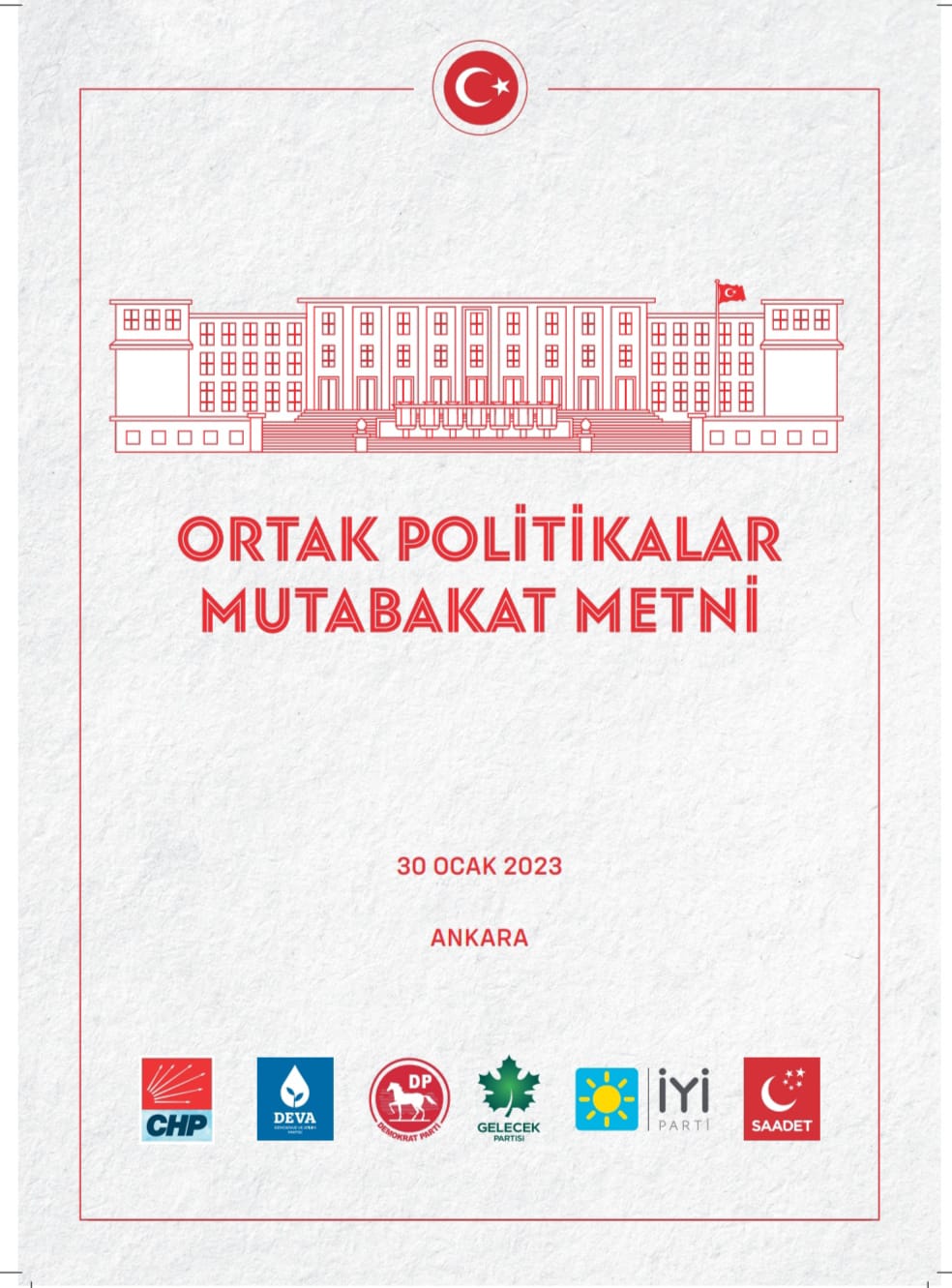 ORTAK POLİTİKALAR MUTABAKAT METNİ HAKKINDA BASIN AÇIKLAMASI