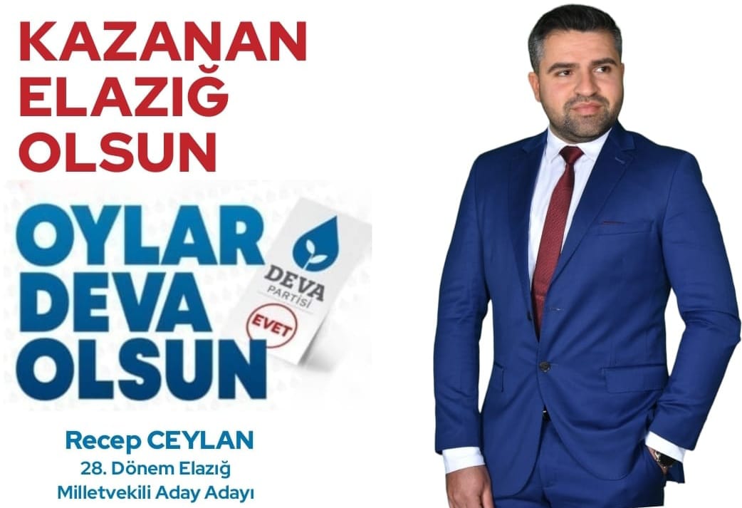 İş insanı inşaat mühendisi Recep Ceylan Deva Partisi Elazığ milletvekili aday adayı