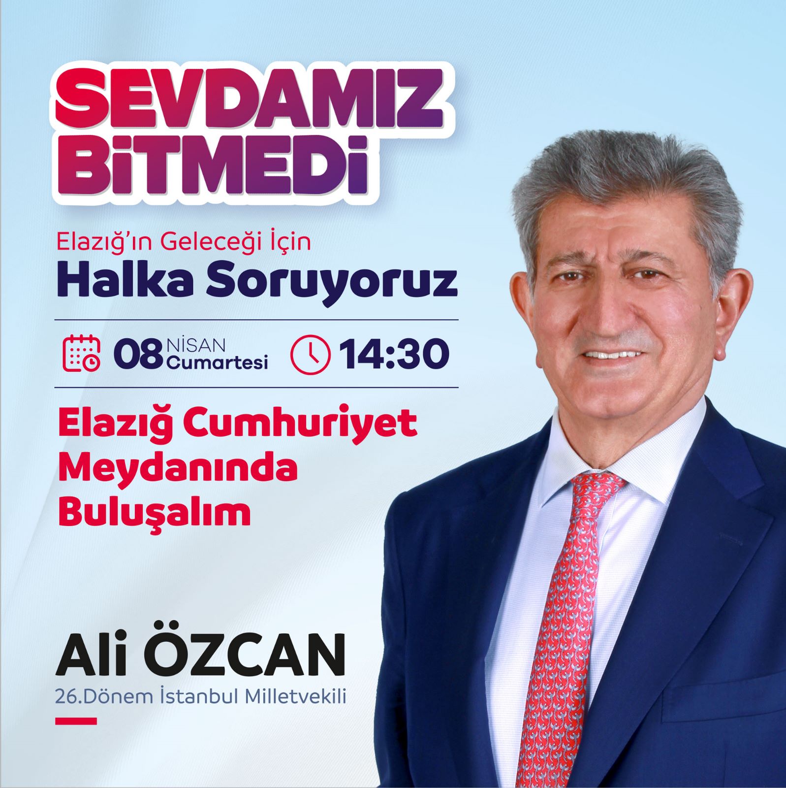 ALİ ÖZCAN “HALKA SORUYORUZ”