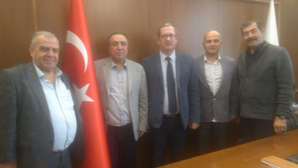 Ege Elazığlilar Dernekler Fedarasyon Başkanı ve Yönetim Kurulu TCDD Yolları  İzmir 3 Bölge Müdürü Cemal Yaşar Tangül ziyaret etti.