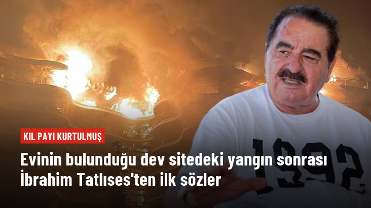 İbrahim Tatlıses’ten İzmir’deki büyük yangın sonrası paylaşım: 2 gün önce uçakta yer yok diye gelemedim