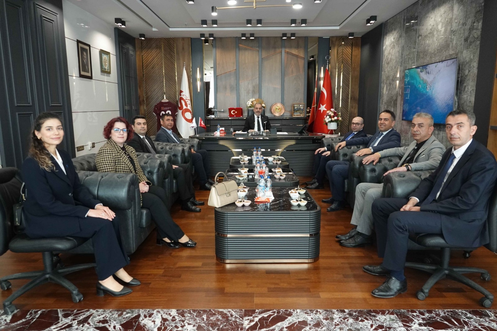 Halkbank Heyeti’ne Üyelerimizin sorunları aktarıldı