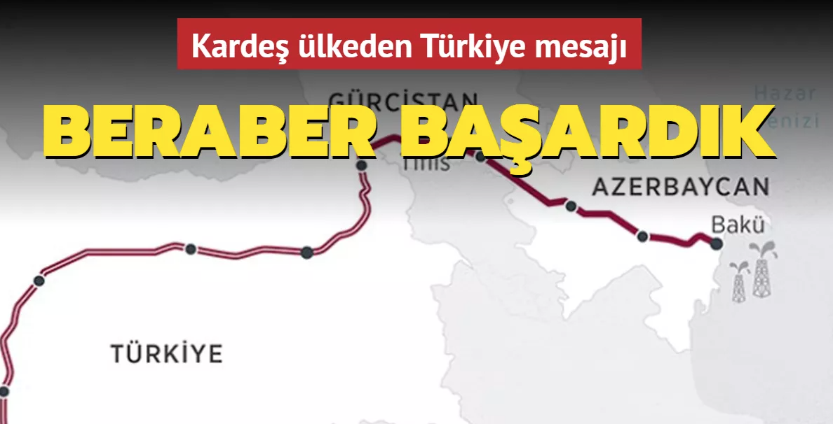 Kardeş ülkeden Türkiye mesajı