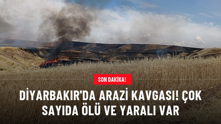 Diyarbakır’da arazi kavgası: 8 ölü, 3 yaral