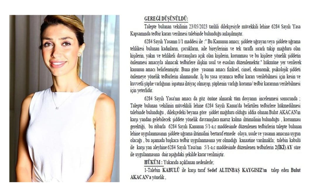ÜNLÜ İŞ ADAMININ ESKİ EŞİ SEDEF ALTINBAŞ KAYGISIZ’A HAPİS CEZASI!