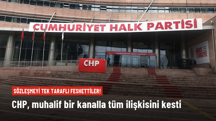 CHP, Halk TV ile ilişkisini sonlandırdı.