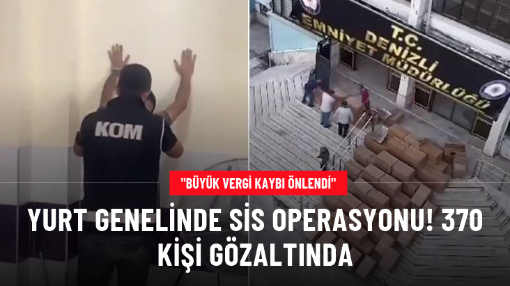 Yasa dışı tütün üreten suç örgütü üyelerine Sis Operasyonu!
