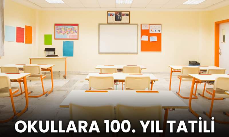 Elazığ’da Okullara 100. Yıl Tatili