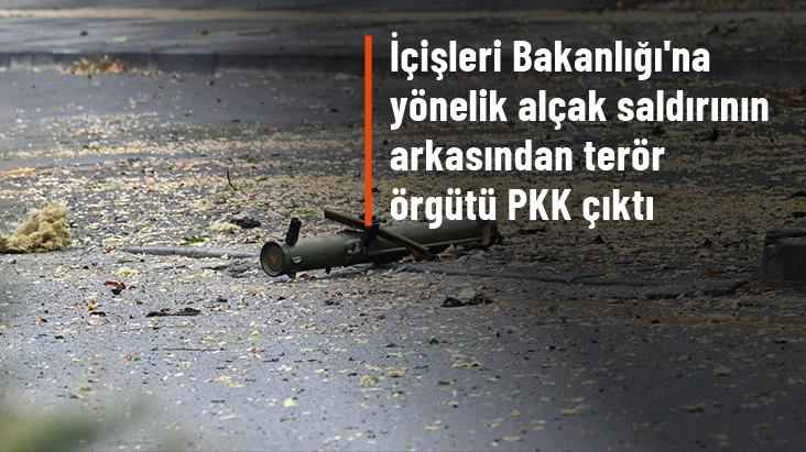 Ankara’daki İçişleri Bakanlığı’na yönelik bombalı saldırı girişiminin arkasından terör örgütü PKK çıktı