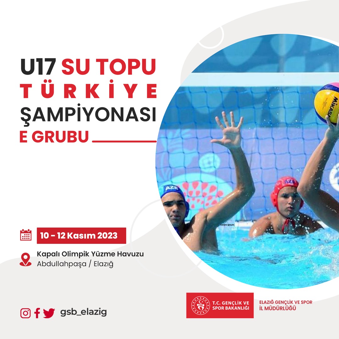 ELAZIĞ ‘SU TOPU TÜRKİYE ŞAMPİYONASINA’ EV SAHİPLİĞİ YAPACAk