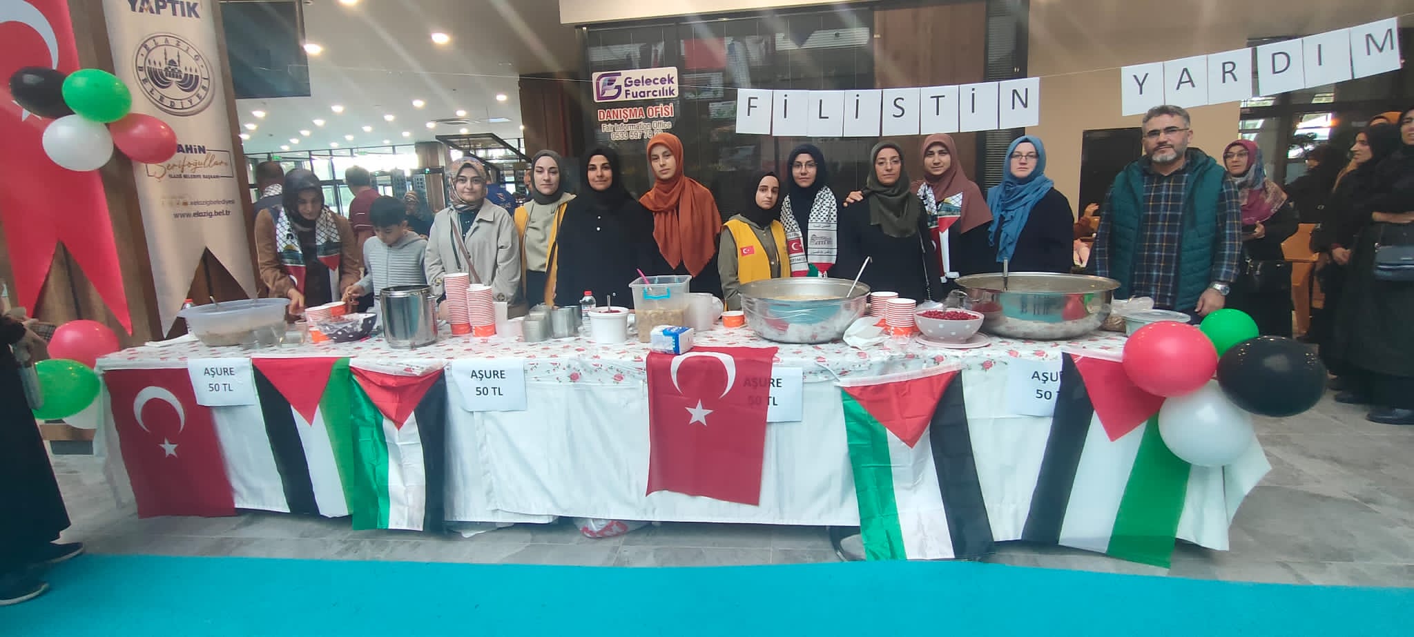 Elazığ İyilik Yardımlaşma ve Dayanışma Derneği Filistine Yardım Aşure Programı