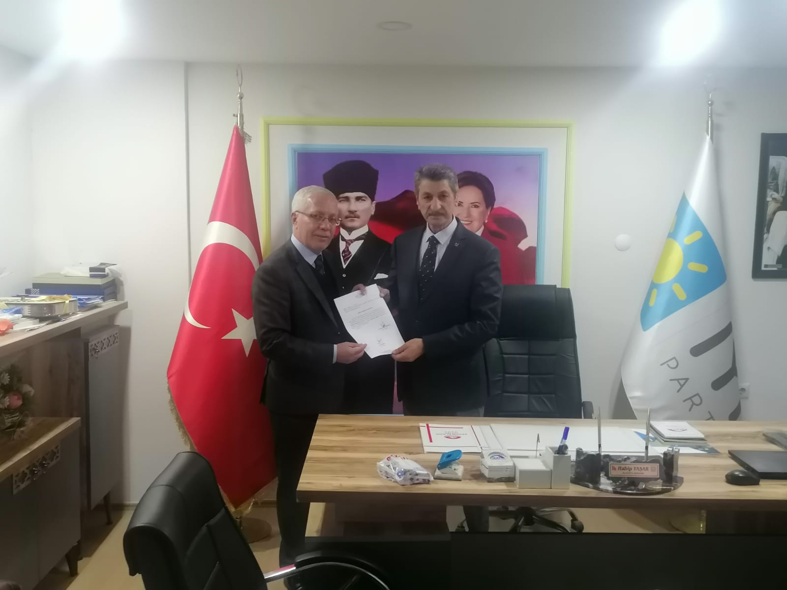 İYİ PARTİ’DE MERKEZ İLÇE BAŞKANLIĞINA AKİF ESEN GETİRİLDİ