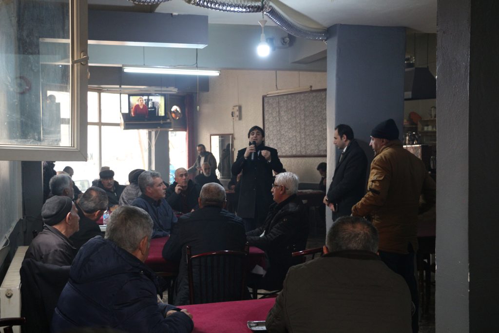 SP Elazığ Belediye Başkan Adayı Abdullah Akın esnaf ve vatandaşlar ile bir araya geldi