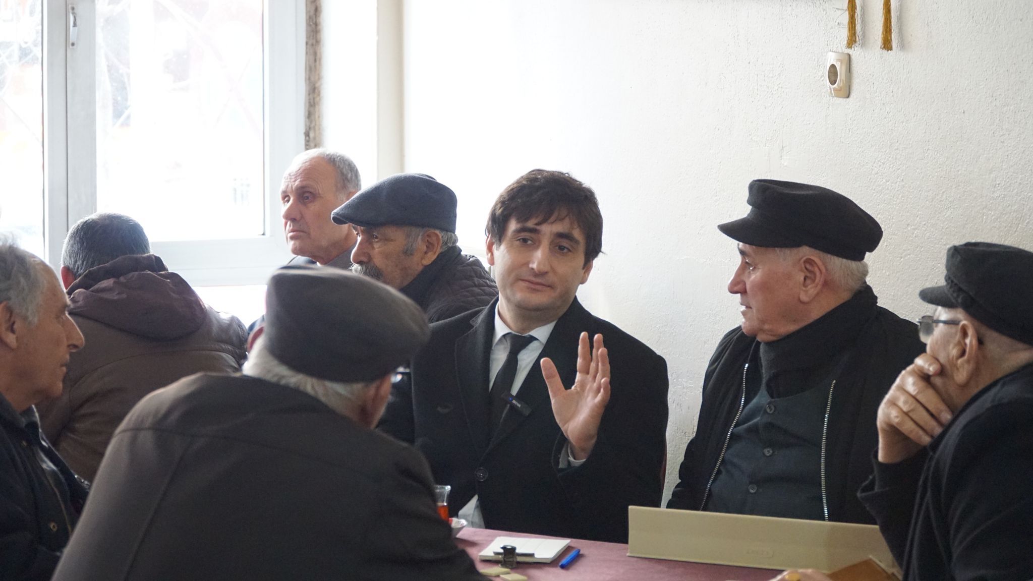 Saadet partisi belediye başkan adayı Abdullah akına fevzi çakmak mahallesinde coşkulu karşılama