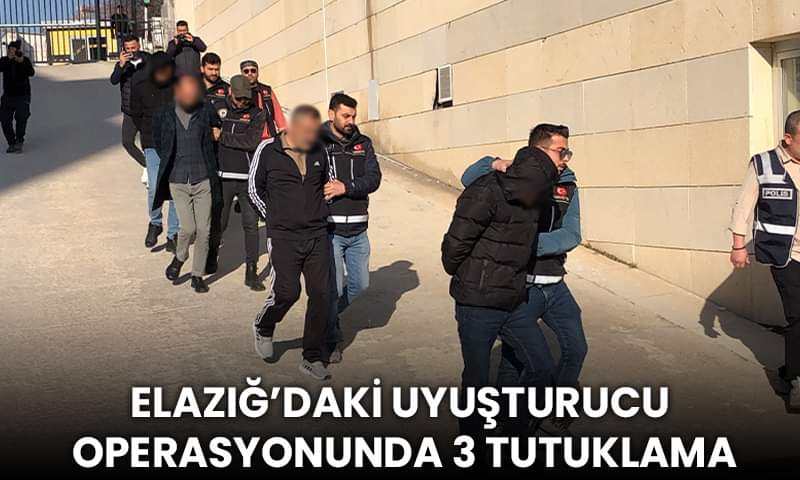 Uyuşturucu Operasyonunda 3 Tutuklama