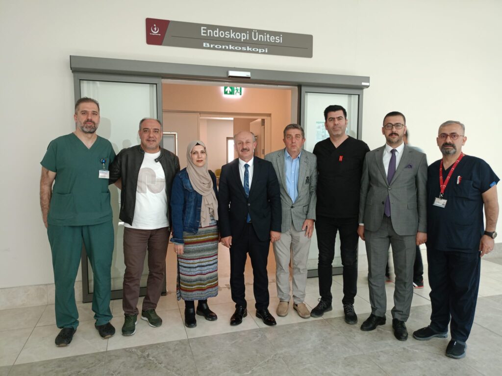 Sağlık Mil -Sen Genel Başkanı Mustafa TAÇ Fethi Sekin Hastanesini Ziyaret etti