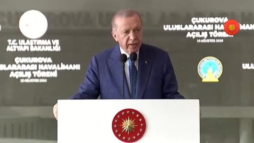 Cumhurbaşkanı Erdoğan: Çukurova Uluslararası Havalimanı Açılış Töreninde Konuştu