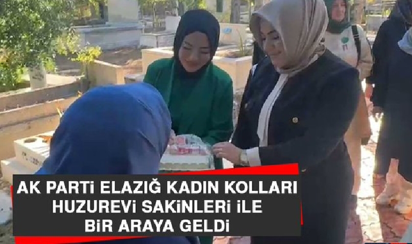 AK Parti Elazığ Kadın Kolları, Huzurevi Sakinleri İle Bir Araya Geldi