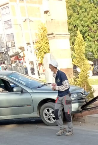 Kovancılar’da Maddî Hasarlı Trafik Kazası
