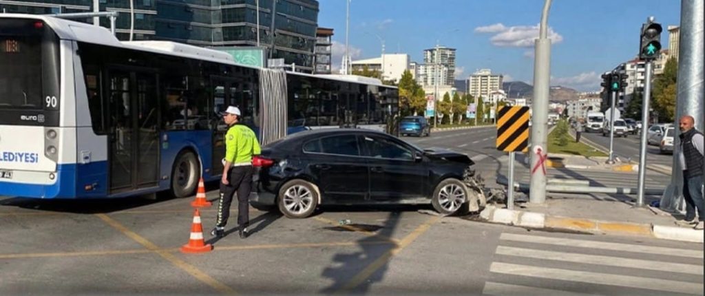 Elazığda trafik kazası!