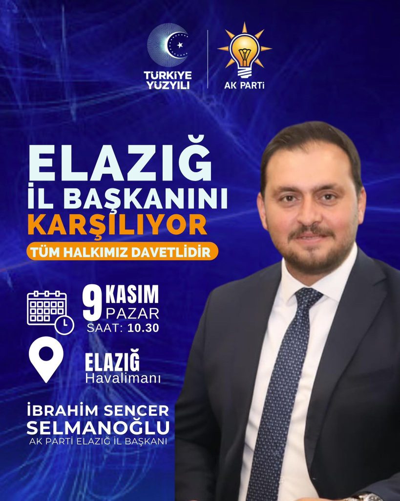 AK Parti İl Başkanlığına Atanan Selmanoğlu İçin, Karşılama Programı Düzenlenecek