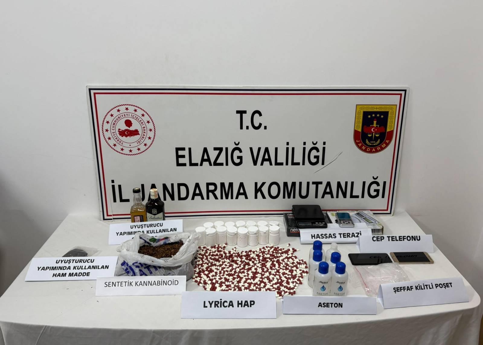 Elazığ Jandarmasından Zehir Tacirlerine Nokta Operasyon!