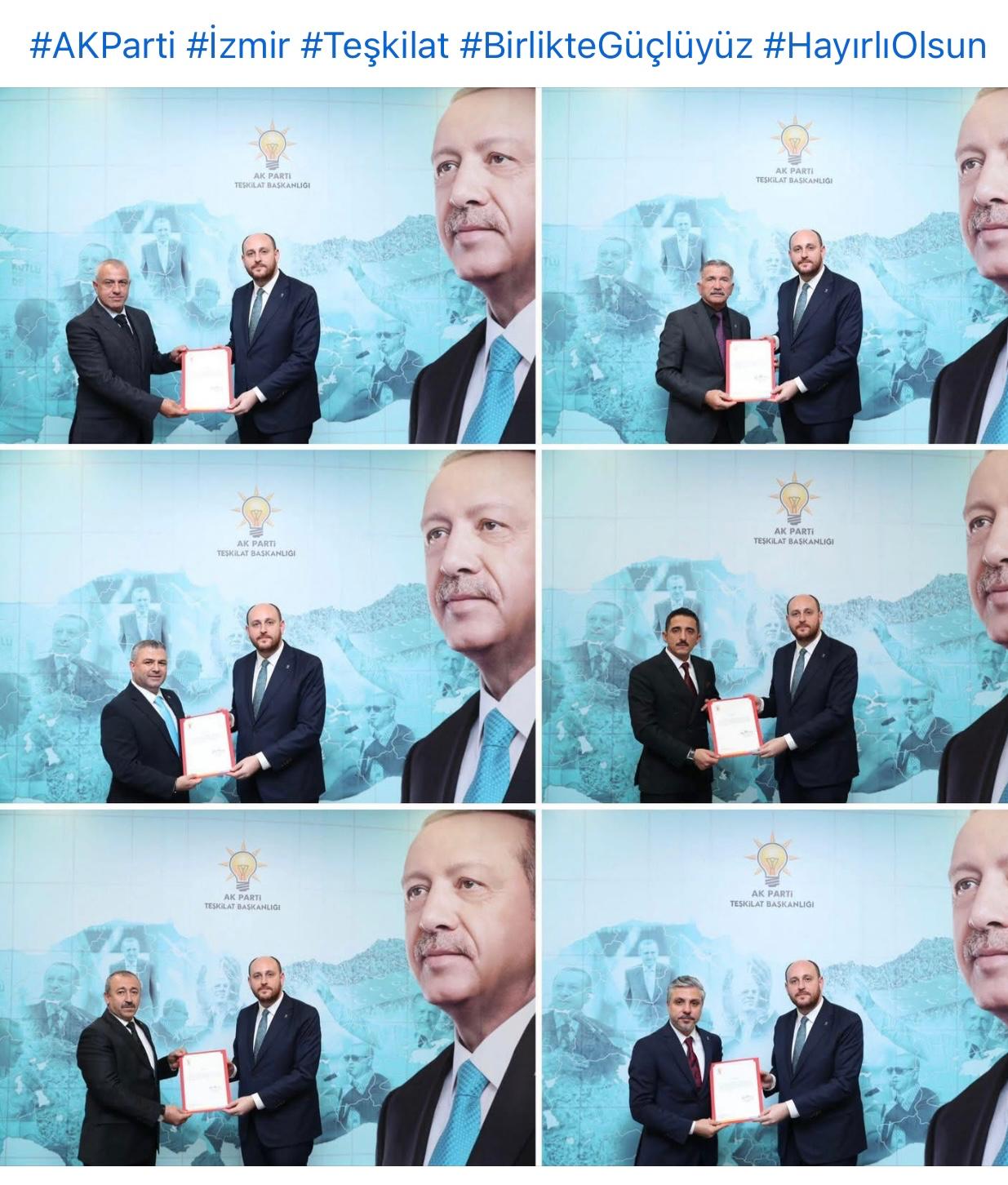 AK PARTİ İZMİR TEŞKİLATINDA YENİ ATAMALAR