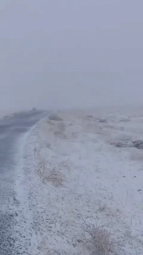 Elazığ’ın Karakoçan İlçesinde Mevsimin İlk Karı Düştü!