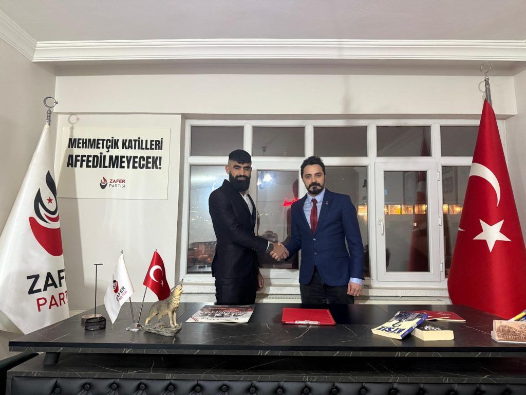 ZAFER PARTİSİ SİVRİCE İLÇE BAŞKANLIĞINA UĞUR TOKLUK ATANDI