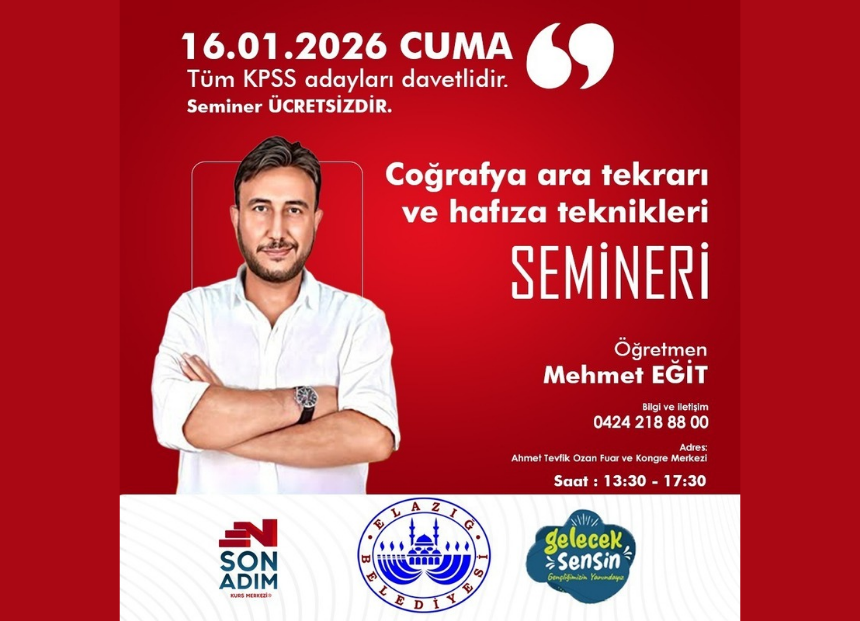 Elazığ Belediyesinden “Gelecek Sensin” Projesi