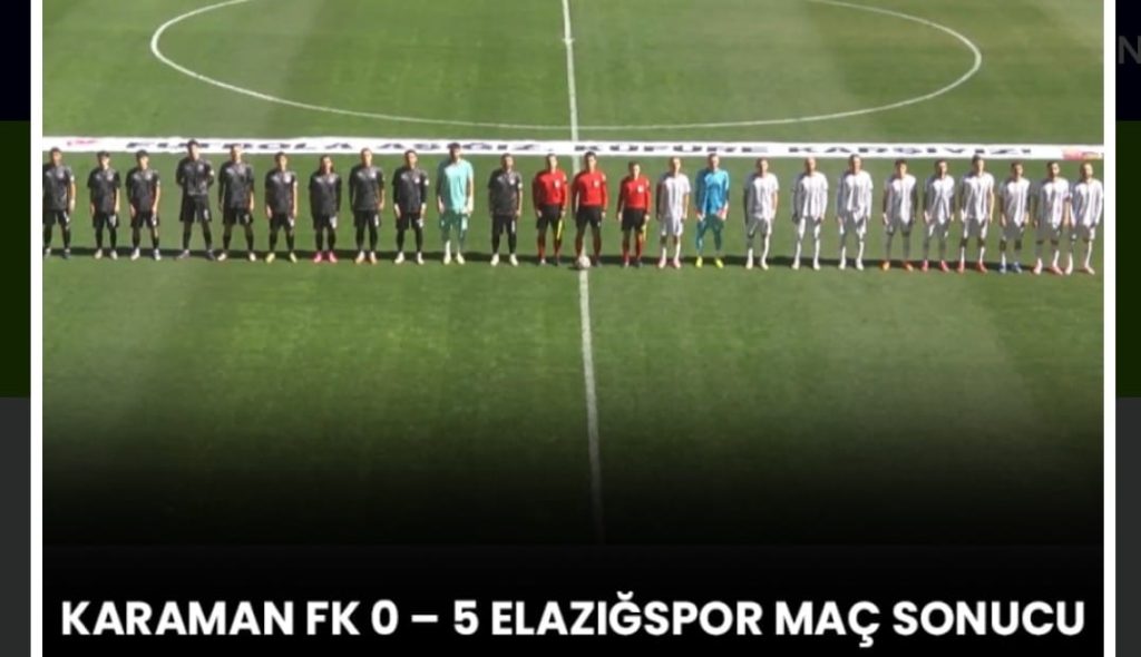 Karaman’da ‘Erkan’ Fırtına, Gakgoş’tan Gol Resitali: 0-5!