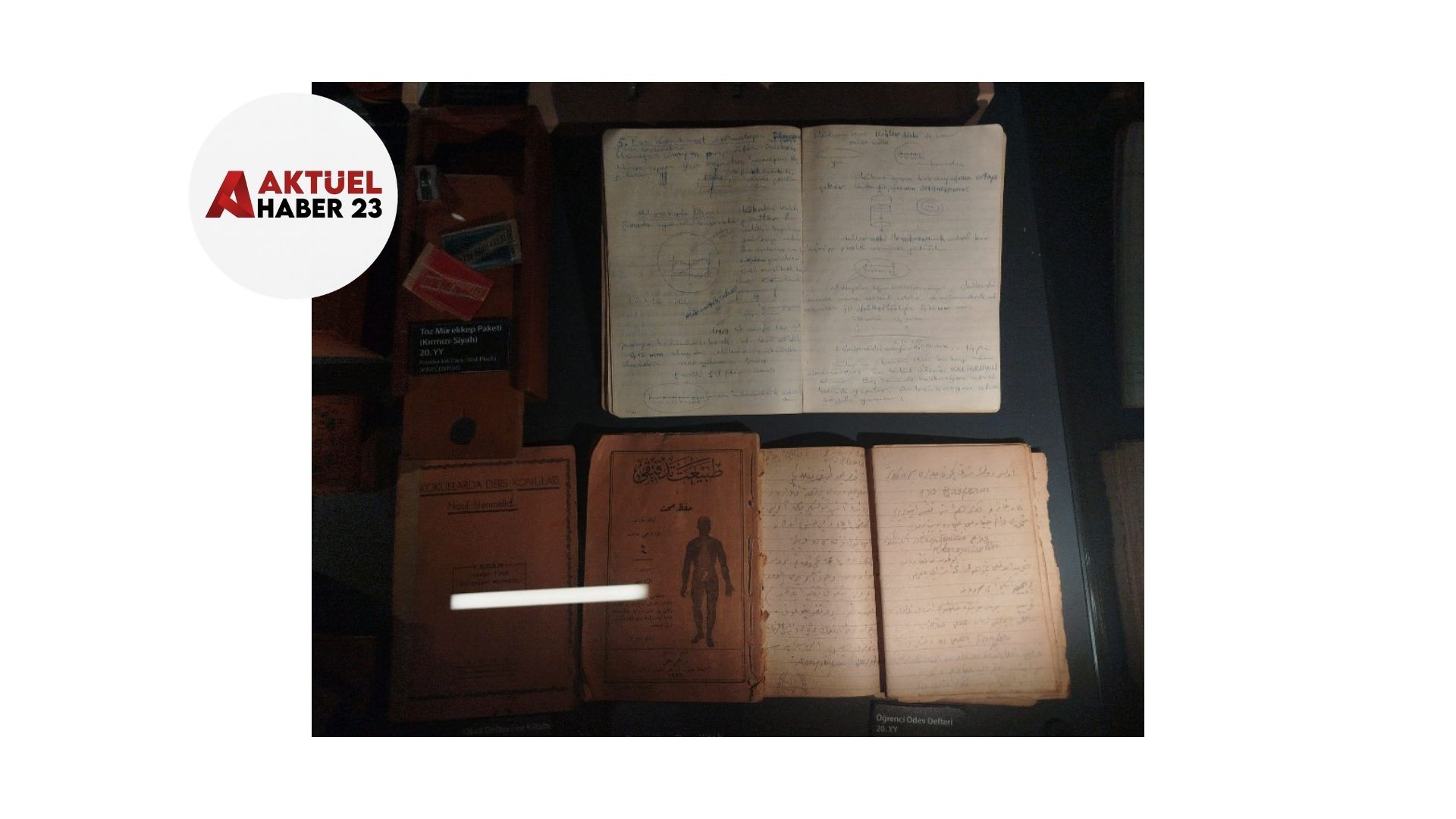 Elazığlı öğrencinin asırlık ödevi! Elazığ Kent Müzesi’ndeki O Defter Görenleri Şaşırtıyor!