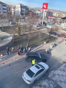 Elazığda korkutan kaza