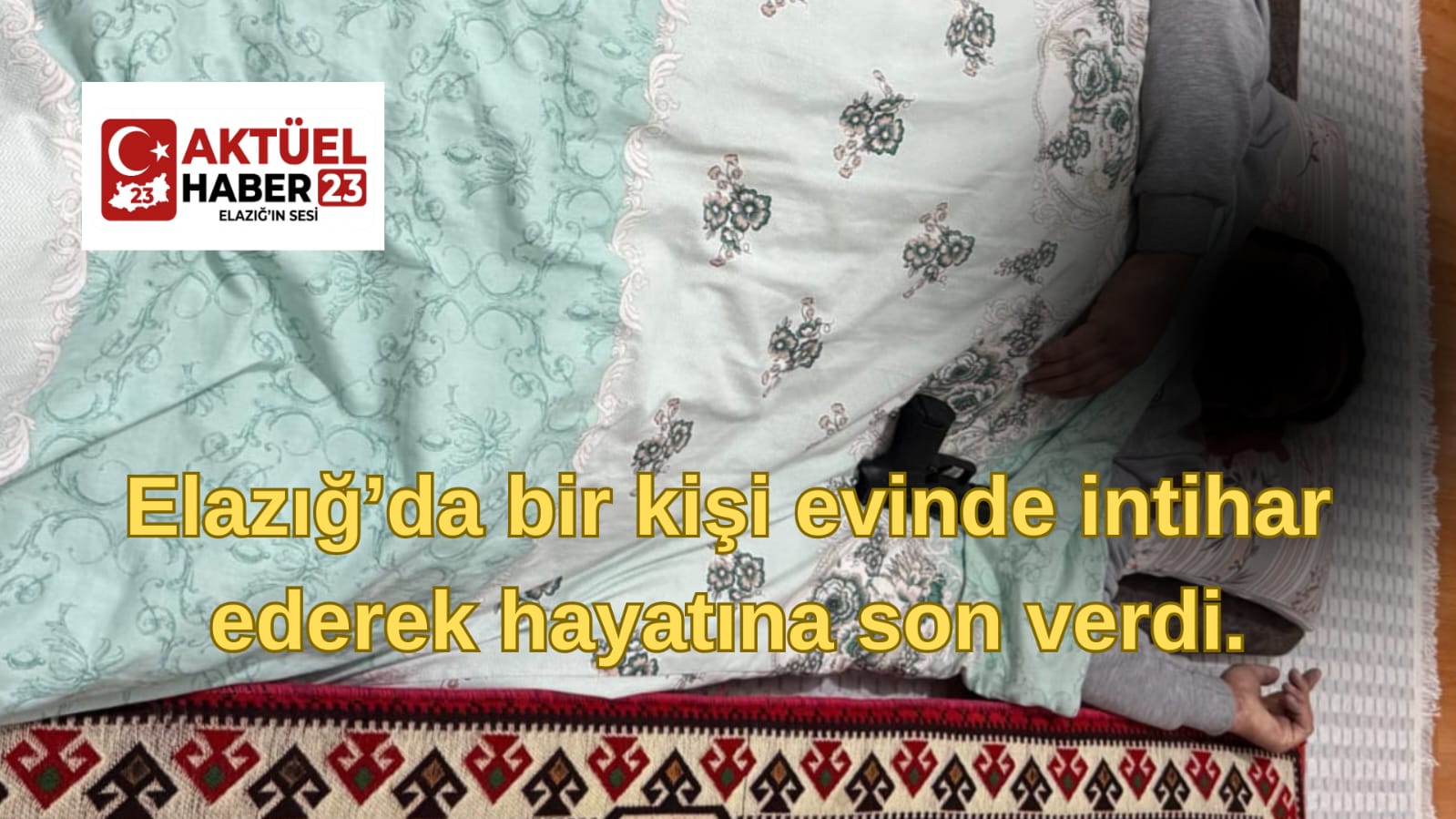 Elazığ’da Bir Kişi İntihar Etti!
