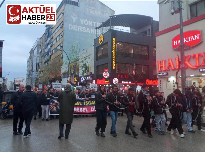 Filistin’e Destek Yürüyüşü Gerçekleştirildi