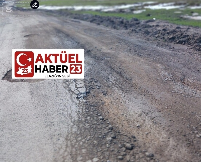 ELAZIĞ’DA BU YOLDA NE ARAÇ KALIR NE SABIR!