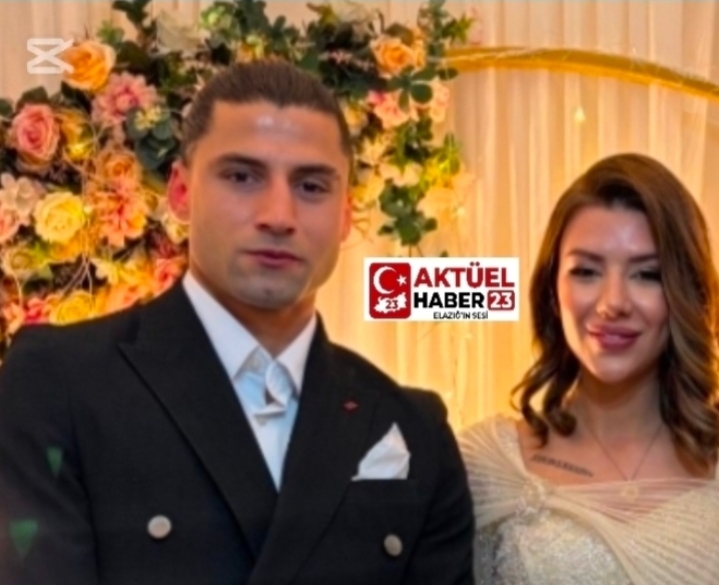 Elazığspor’un yıldızı Fuat düzenlenen törenle nişanlandı