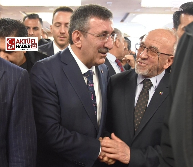 BAŞKAN DUMANDAĞ CUMHURBAŞKANI YARDIMCISI YILMAZ İLE ELAZIĞ’I KONUŞTU