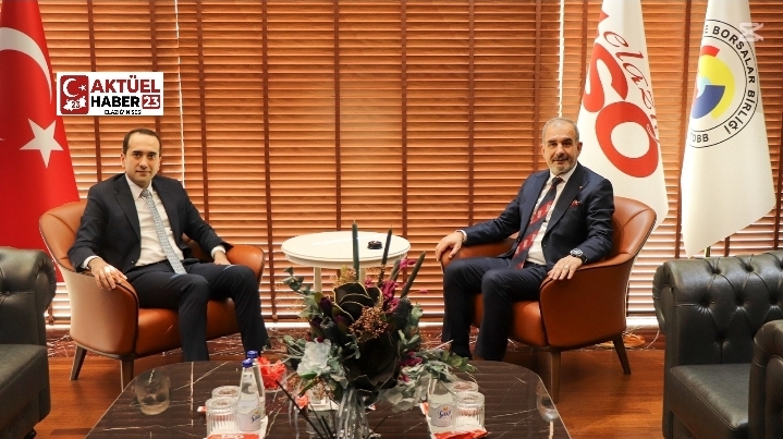 KOVANCILAR KAYMAKAMI UYAR’DAN BAŞKAN ALAN’A ZİYARET