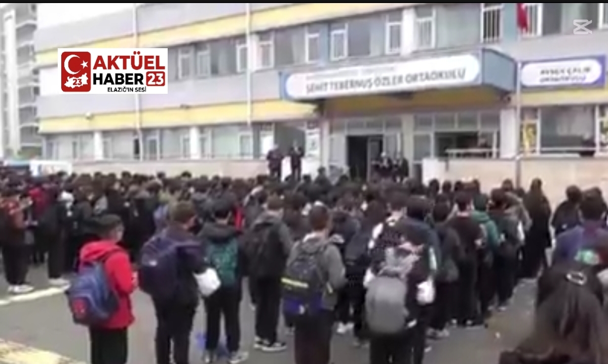 Kahramanmaraş’ta Ayşer Çalık Ortaokulu öğrencileri, yeni okul binalarında