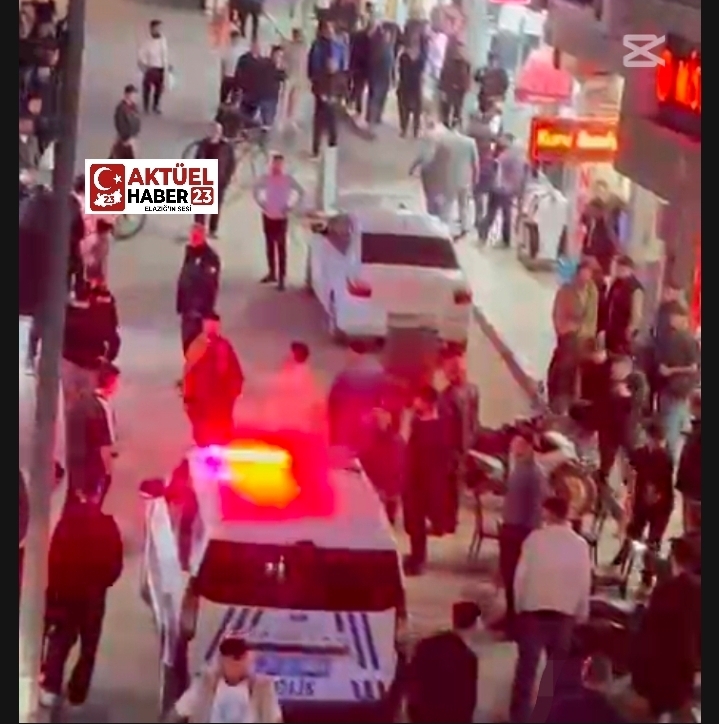 Elazığ’da Pasaj Önünde Kavga