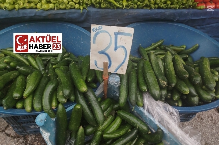 Elazığ’da Pazartesi Pazarında Fiyatlar Sabit: