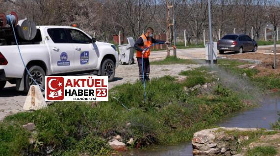 Elazığ Belediyesi İlaçlama Çalışmalarını Bahar Aylarında Yoğunlaştırdı