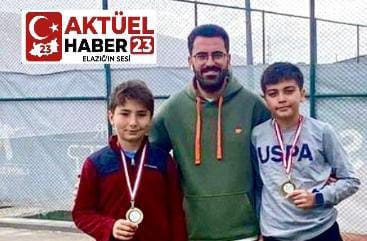 ELAZIĞLI GENÇ RAKETLERDEN ULUSAL ARENADA ÇİFTE FİNAL BAŞARISI