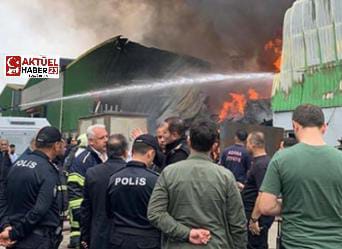 Adana’da Geri Dönüşüm Fabrikasında Yangın Çıktı