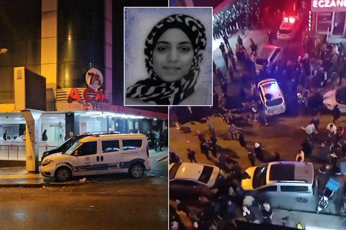 Genç kadın doğumda öldü, yakınları hastaneyi bastı