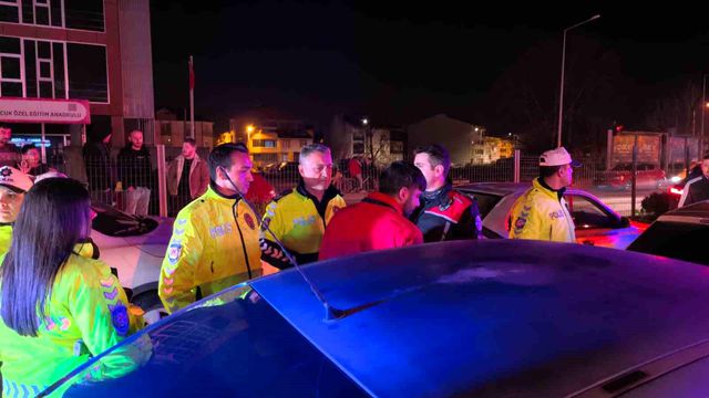 Önce kaza yaptılar, sonra ortalığı karıştırdılar