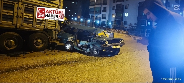 Elazığ da. korkutan kaza